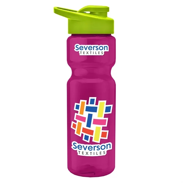 28 Oz Bottle w/ Drink Thru Lid made from Recycled rPET.... from ASI 40480 Koozie Group