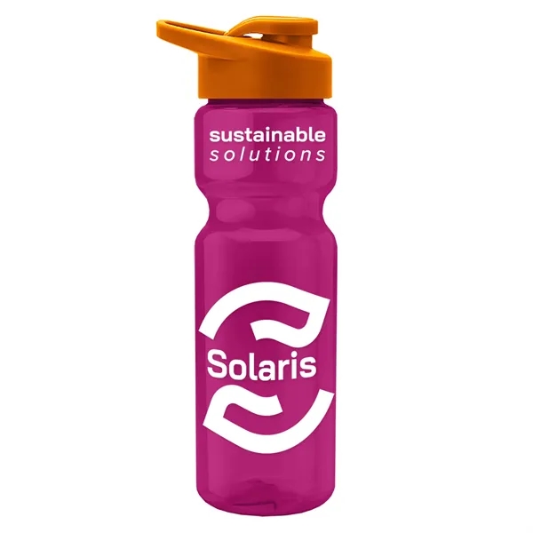 28 Oz Bottle w/ Drink Thru Lid made from Recycled rPET.... from ASI 40480 Koozie Group