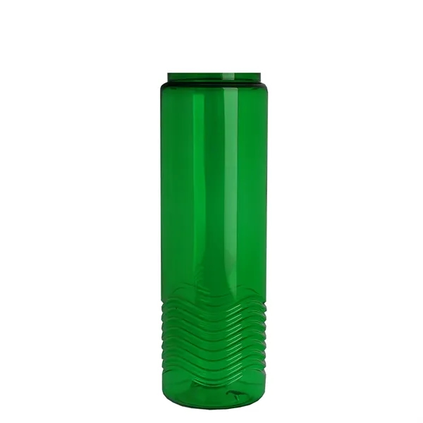 Wave 24 oz. Slim Cylinder Wave Design with Drink thru lid... from ASI 40480 Koozie Group