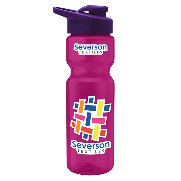 28 Oz Bottle w/ Drink Thru Lid made from Recycled rPET.... from ASI 40480 Koozie Group