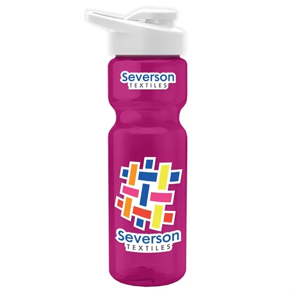 28 Oz Bottle w/ Drink Thru Lid made from Recycled rPET.... from ASI 40480 Koozie Group