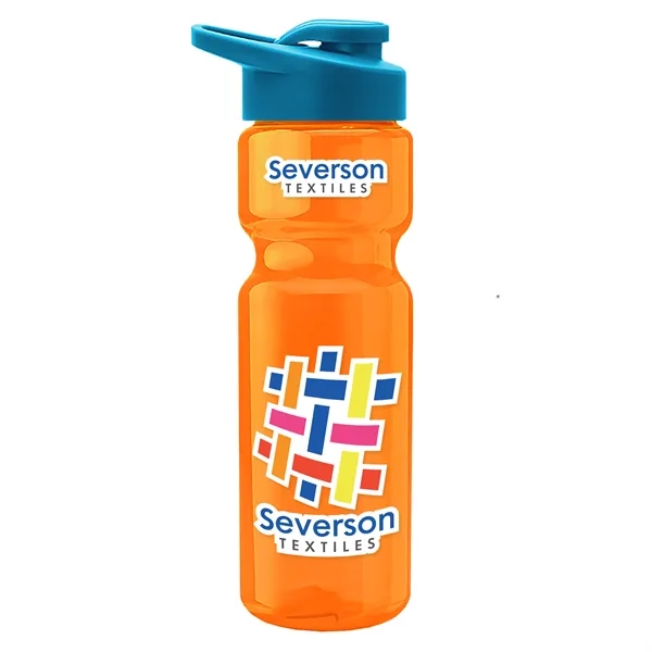 28 Oz Bottle w/ Drink Thru Lid made from Recycled rPET.... from ASI 40480 Koozie Group