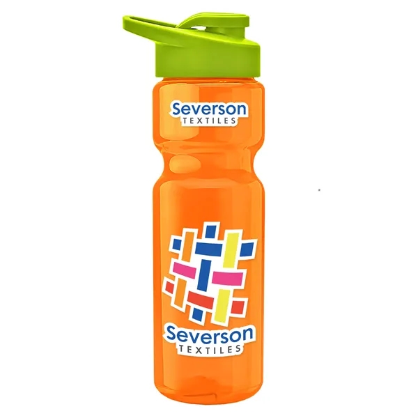 28 Oz Bottle w/ Drink Thru Lid made from Recycled rPET.... from ASI 40480 Koozie Group