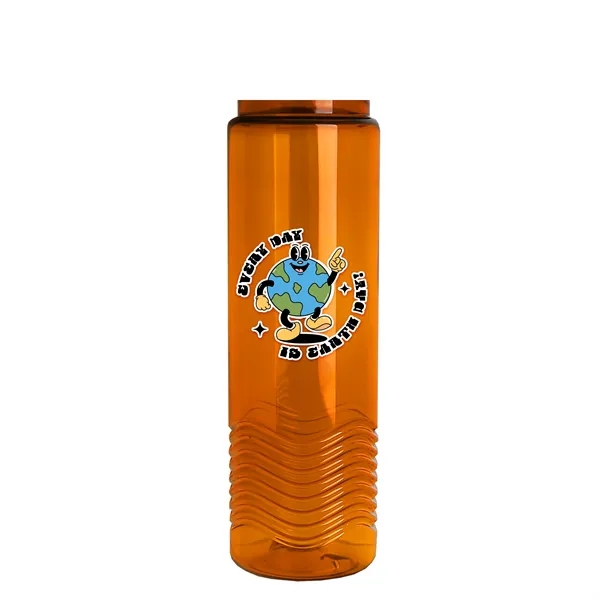 Wave 24 oz. Slim Cylinder Wave Design with Drink thru lid... from ASI 40480 Koozie Group