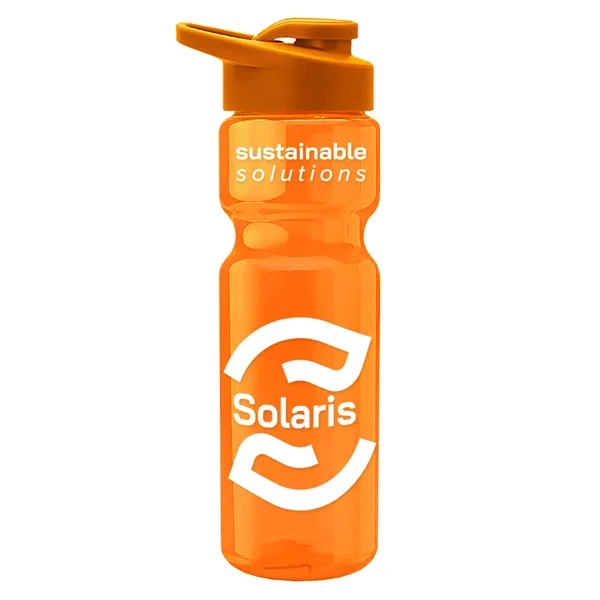 28 Oz Bottle w/ Drink Thru Lid made from Recycled rPET.... from ASI 40480 Koozie Group