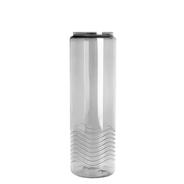 Wave 24 oz. Slim Cylinder Wave Design with Drink thru lid... from ASI 40480 Koozie Group
