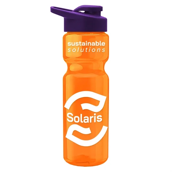 28 Oz Bottle w/ Drink Thru Lid made from Recycled rPET.... from ASI 40480 Koozie Group