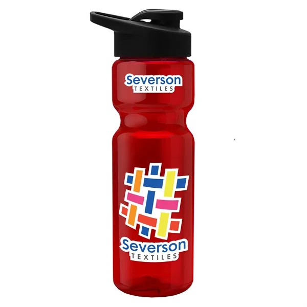 28 Oz Bottle w/ Drink Thru Lid made from Recycled rPET.... from ASI 40480 Koozie Group