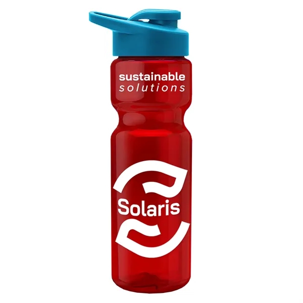 28 Oz Bottle w/ Drink Thru Lid made from Recycled rPET.... from ASI 40480 Koozie Group