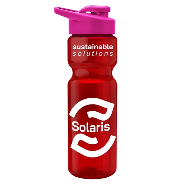 28 Oz Bottle w/ Drink Thru Lid made from Recycled rPET.... from ASI 40480 Koozie Group