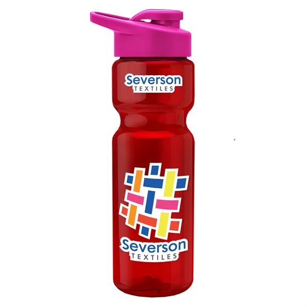 28 Oz Bottle w/ Drink Thru Lid made from Recycled rPET.... from ASI 40480 Koozie Group