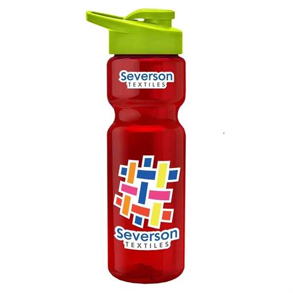 28 Oz Bottle w/ Drink Thru Lid made from Recycled rPET.... from ASI 40480 Koozie Group