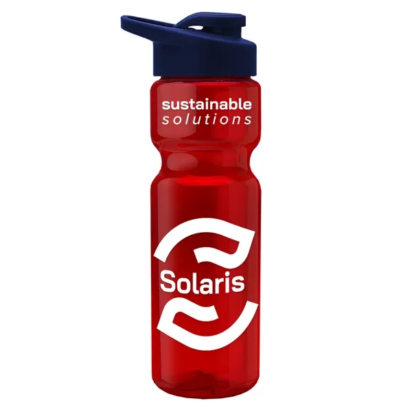 28 Oz Bottle w/ Drink Thru Lid made from Recycled rPET.... from ASI 40480 Koozie Group