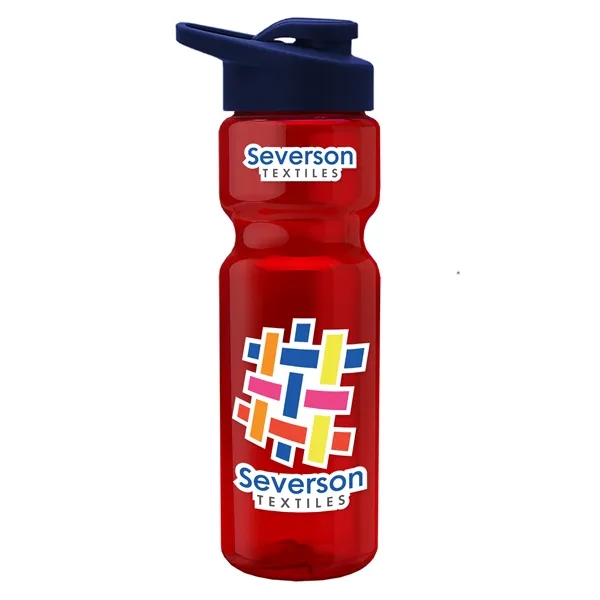 28 Oz Bottle w/ Drink Thru Lid made from Recycled rPET.... from ASI 40480 Koozie Group