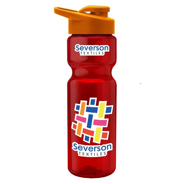 28 Oz Bottle w/ Drink Thru Lid made from Recycled rPET.... from ASI 40480 Koozie Group