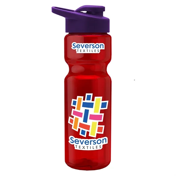 28 Oz Bottle w/ Drink Thru Lid made from Recycled rPET.... from ASI 40480 Koozie Group