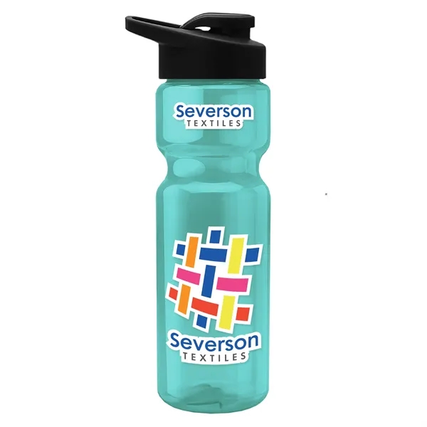 28 Oz Bottle w/ Drink Thru Lid made from Recycled rPET.... from ASI 40480 Koozie Group