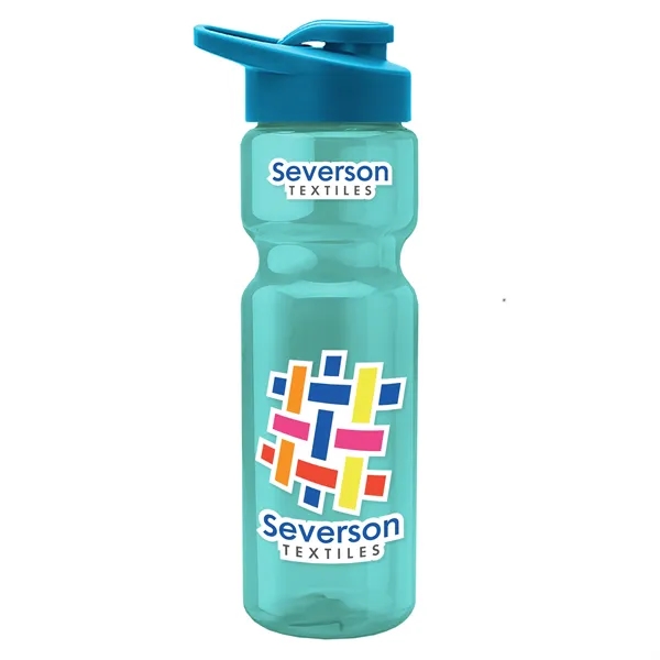 28 Oz Bottle w/ Drink Thru Lid made from Recycled rPET.... from ASI 40480 Koozie Group