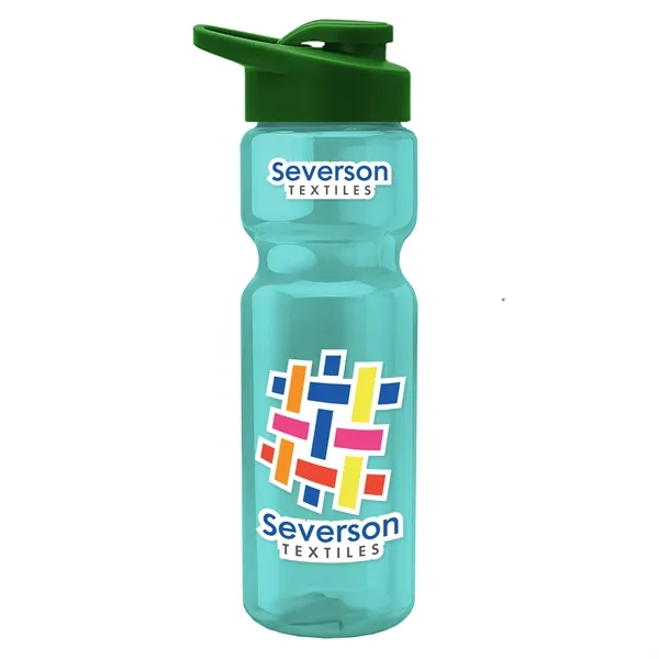 28 Oz Bottle w/ Drink Thru Lid made from Recycled rPET.... from ASI 40480 Koozie Group