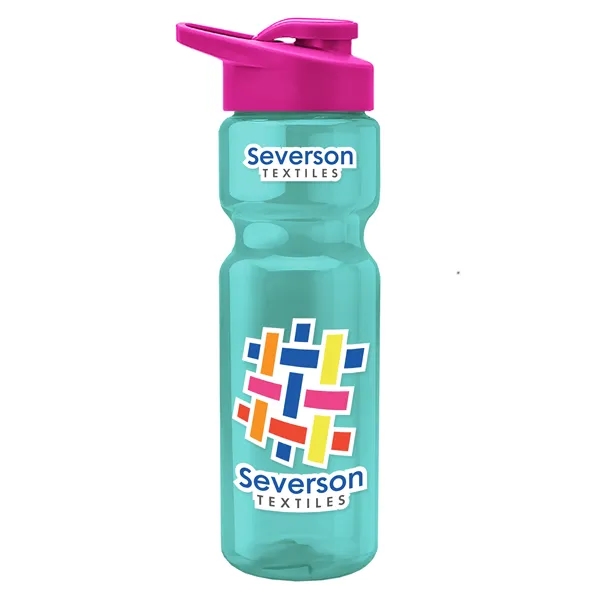 28 Oz Bottle w/ Drink Thru Lid made from Recycled rPET.... from ASI 40480 Koozie Group