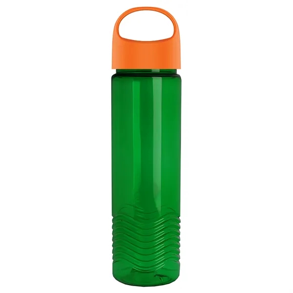 Wave - 24 oz Bottle -Ring Straw Lid... from ASI 40480 Koozie Group
