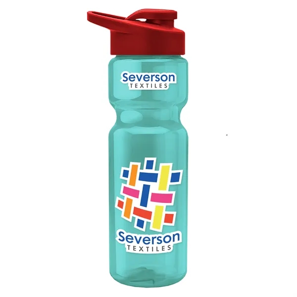 28 Oz Bottle w/ Drink Thru Lid made from Recycled rPET.... from ASI 40480 Koozie Group