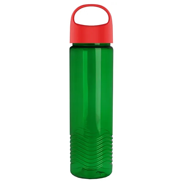 Wave - 24 oz Bottle -Ring Straw Lid... from ASI 40480 Koozie Group