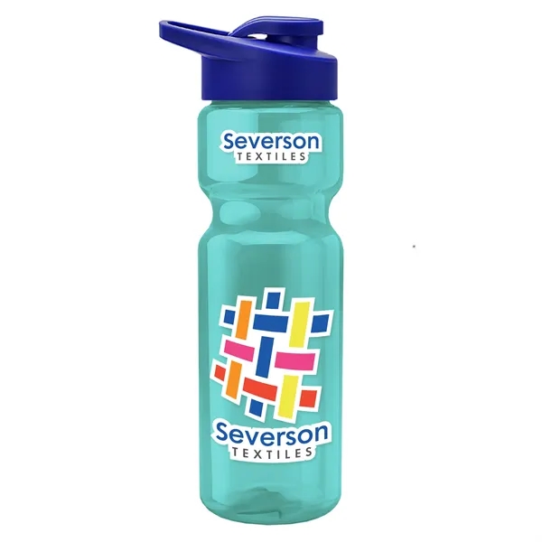 28 Oz Bottle w/ Drink Thru Lid made from Recycled rPET.... from ASI 40480 Koozie Group