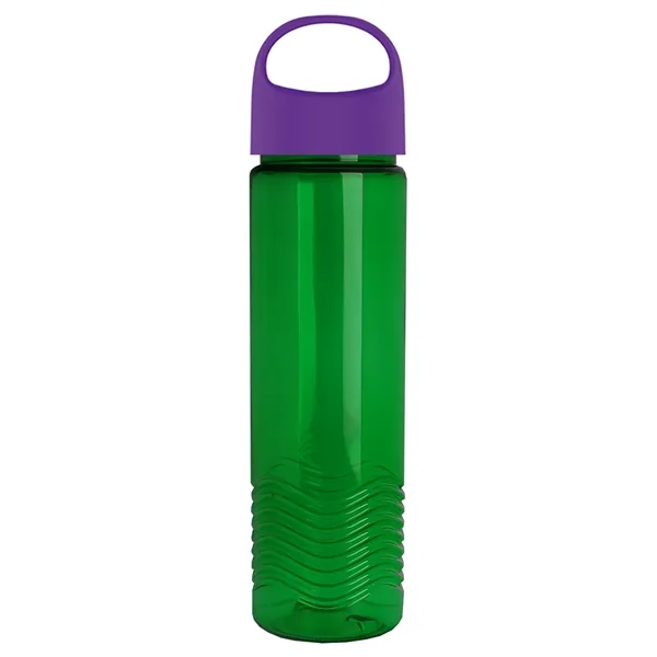 Wave - 24 oz Bottle -Ring Straw Lid... from ASI 40480 Koozie Group