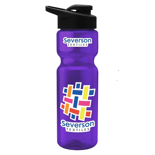 28 Oz Bottle w/ Drink Thru Lid made from Recycled rPET.... from ASI 40480 Koozie Group