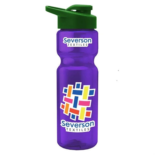 28 Oz Bottle w/ Drink Thru Lid made from Recycled rPET.... from ASI 40480 Koozie Group