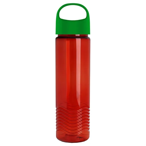 Wave - 24 oz Bottle -Ring Straw Lid... from ASI 40480 Koozie Group