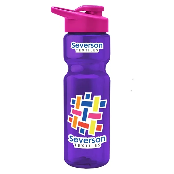 28 Oz Bottle w/ Drink Thru Lid made from Recycled rPET.... from ASI 40480 Koozie Group