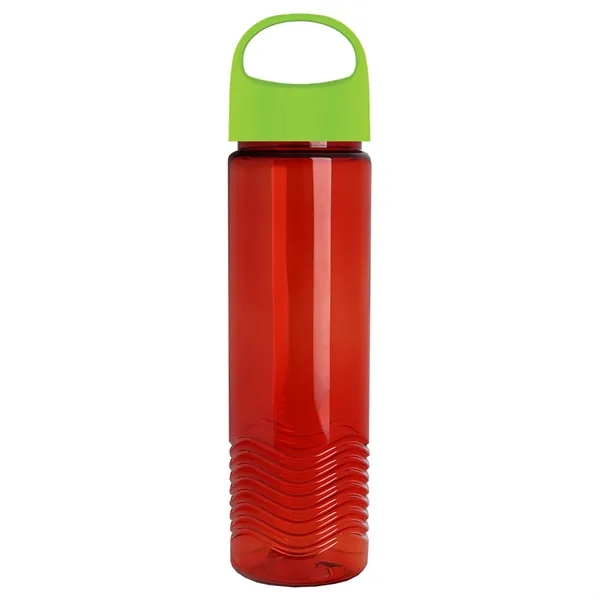 Wave - 24 oz Bottle -Ring Straw Lid... from ASI 40480 Koozie Group