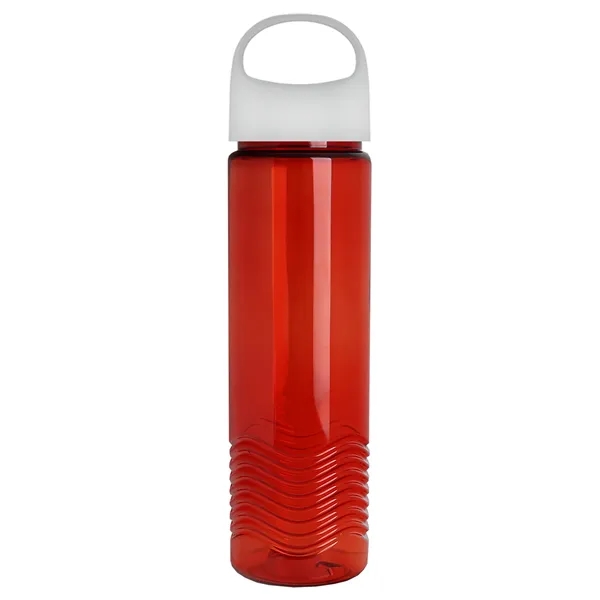 Wave - 24 oz Bottle -Ring Straw Lid... from ASI 40480 Koozie Group