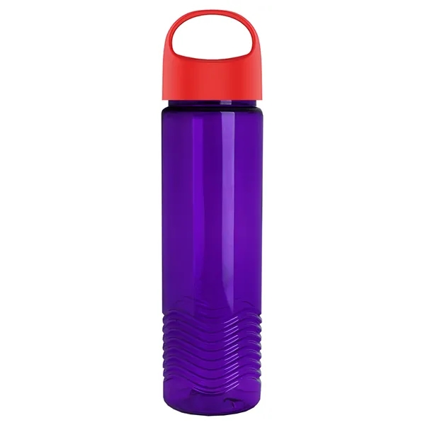 Wave - 24 oz Bottle -Ring Straw Lid... from ASI 40480 Koozie Group