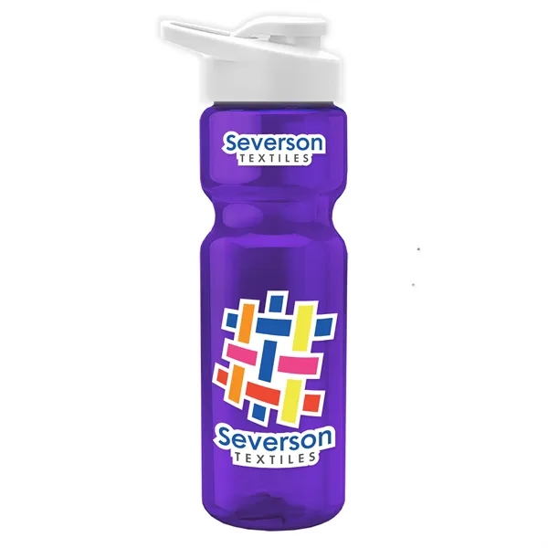 28 Oz Bottle w/ Drink Thru Lid made from Recycled rPET.... from ASI 40480 Koozie Group