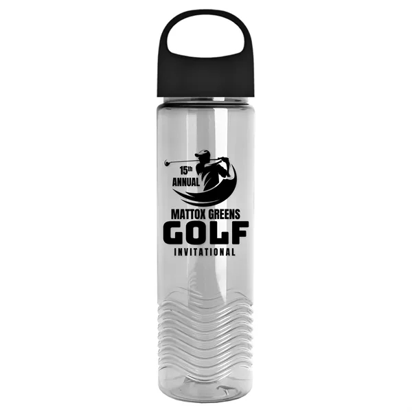 Wave - 24 oz Bottle -Ring Straw Lid... from ASI 40480 Koozie Group