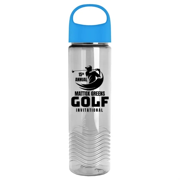 Wave - 24 oz Bottle -Ring Straw Lid... from ASI 40480 Koozie Group