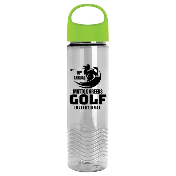 Wave - 24 oz Bottle -Ring Straw Lid... from ASI 40480 Koozie Group