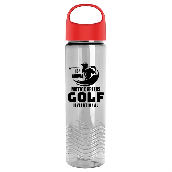 Wave - 24 oz Bottle -Ring Straw Lid... from ASI 40480 Koozie Group