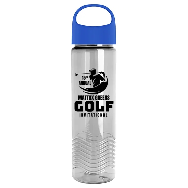 Wave - 24 oz Bottle -Ring Straw Lid... from ASI 40480 Koozie Group