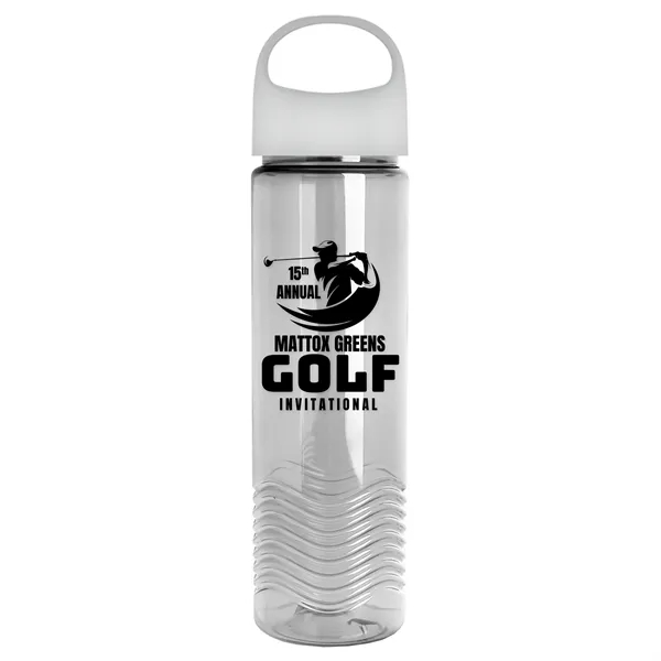 Wave - 24 oz Bottle -Ring Straw Lid... from ASI 40480 Koozie Group