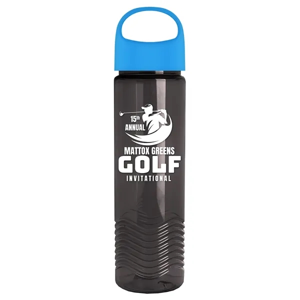 Wave - 24 oz Bottle -Ring Straw Lid... from ASI 40480 Koozie Group