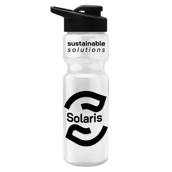 28 Oz Bottle w/ Drink Thru Lid made from Recycled rPET.... from ASI 40480 Koozie Group