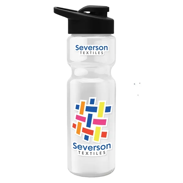 28 Oz Bottle w/ Drink Thru Lid made from Recycled rPET.... from ASI 40480 Koozie Group