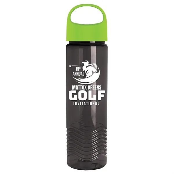 Wave - 24 oz Bottle -Ring Straw Lid... from ASI 40480 Koozie Group