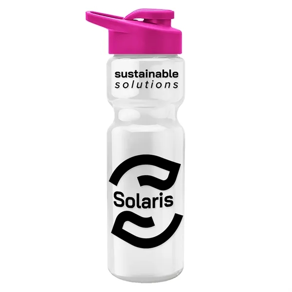 28 Oz Bottle w/ Drink Thru Lid made from Recycled rPET.... from ASI 40480 Koozie Group