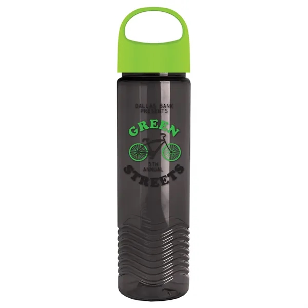 Wave - 24 oz Bottle -Ring Straw Lid... from ASI 40480 Koozie Group