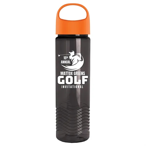 Wave - 24 oz Bottle -Ring Straw Lid... from ASI 40480 Koozie Group